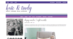 Desktop Screenshot of kateandtrudy.com